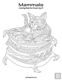 Bertrand.pt - Mammals Coloring Book For Grown-Ups 3