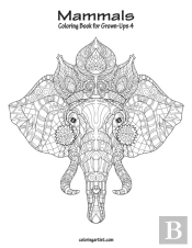 Mammals Coloring Book For Grown-Ups 4