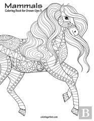 Mammals Coloring Book For Grown-Ups 5