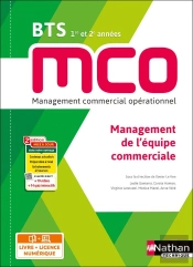Management De L'Équipe Commerciale ; Bts Mco ; 1re Et 2e Années ; Livre + Licence Élève (Édition 2023)
