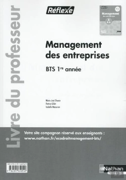 Bertrand.pt - Management Des Entreprises Bts 1ere Annee (Pochette Reflexe) Professeur 2016