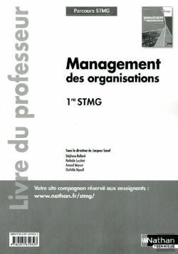 Bertrand.pt - Management Des Organisations 1ere Stmg (Parcourss Stmg) Professeur 2012