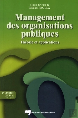 Bertrand.pt - Management Des Organisations Publiques ; Théorie Et Applications (2e Édition)