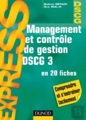 Management Et Contrôle De Gestion ; Dscg 3 ; En 20 Fiches