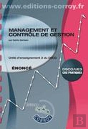 Management Et Controle De Gestion Enonce