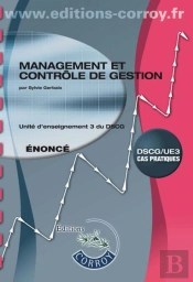 Management Et Contrôle De Gestion Énoncé : Ue 3 Du Dscg