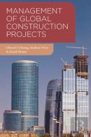 Management Of Global Construction Projects