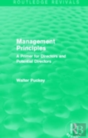 Management Principles (Routledge Revivals)