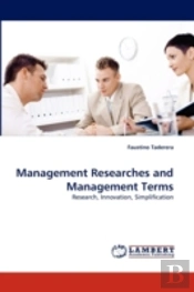 Management Researches And Management Terms