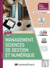 Management, Sciences De Gestion Et Numérique, Série Stmg Terminale, Bac Technologique (4e Édition)
