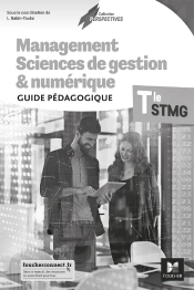 Management, Sciences De Gestion Et Numérique ; Terminale Stmg ; Guide Pédagogique (Édition 2020)