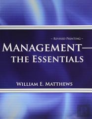 Management - The Essentials