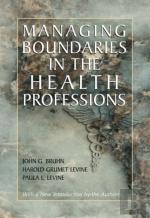 Managing Boundaries In The Health Professions