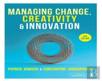 Managing Change, Creativity And Innovation