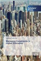 Managing Constraints In Higher Education