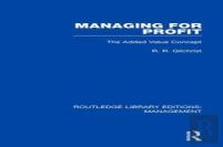 Managing For Profit