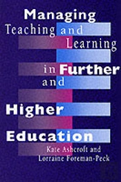 Managing Teaching And Learning In Further And Higher Education