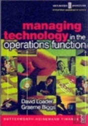 Managing Technology In The Operations Function