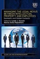 Managing The Legal Nexus Between Intellectual Pr - Domestic And Global Contexts