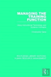 Managing The Training Function