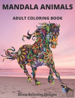 Bertrand.pt - Mandala Animals  Adult Coloring Book Stress Relieving Designs