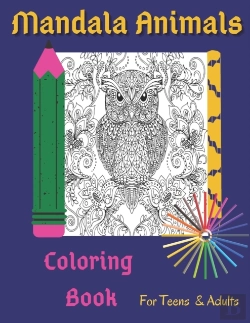 Bertrand.pt - Mandala Animals Coloring Book For Teens And Adults