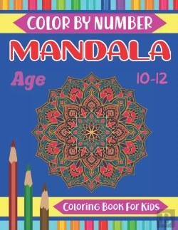 Bertrand.pt - Mandala Color By Number Coloring Book For Kids Age 10-12