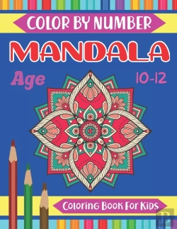 Bertrand.pt - Mandala Color By Number Coloring Book For Kids Age 10-12