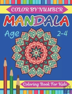 Bertrand.pt - Mandala Color By Number Coloring Book For Kids Age 2-4