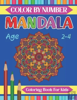 Bertrand.pt - Mandala Color By Number Coloring Book For Kids Age 2-4