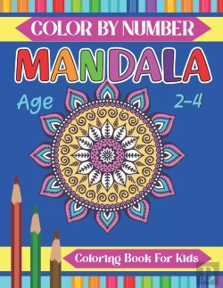 Bertrand.pt - Mandala Color By Number Coloring Book For Kids Age 2-4