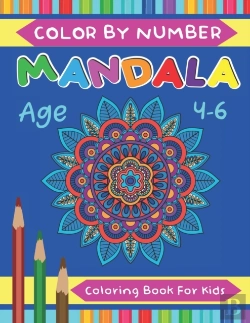 Bertrand.pt - Mandala Color By Number Coloring Book For Kids Age 4-6