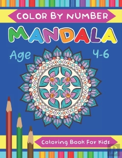 Bertrand.pt - Mandala Color By Number Coloring Book For Kids Age 4-6