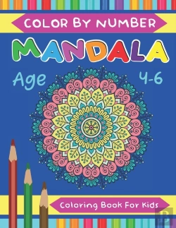 Bertrand.pt - Mandala Color By Number Coloring Book For Kids Age 4-6