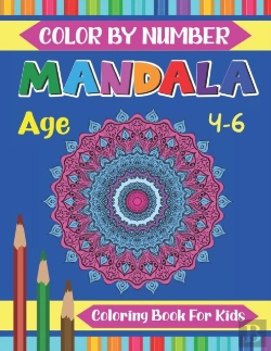Bertrand.pt - Mandala Color By Number Coloring Book For Kids Age 4-6