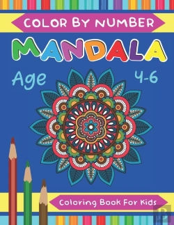 Bertrand.pt - Mandala Color By Number Coloring Book For Kids Age 4-6
