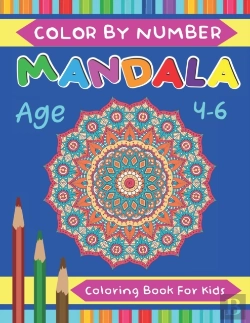 Bertrand.pt - Mandala Color By Number Coloring Book For Kids Age 4-6