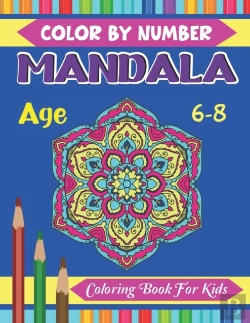 Bertrand.pt - Mandala Color By Number Coloring Book For Kids Age 6-8