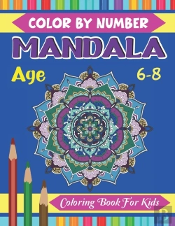 Bertrand.pt - Mandala Color By Number Coloring Book For Kids Age 6-8