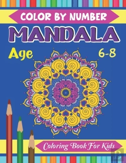 Bertrand.pt - Mandala Color By Number Coloring Book For Kids Age 6-8