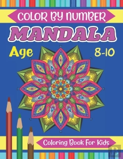 Bertrand.pt - Mandala Color By Number Coloring Book For Kids Age 8-10