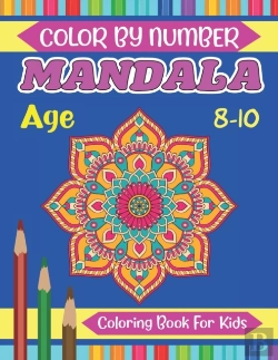 Bertrand.pt - Mandala Color By Number Coloring Book For Kids Age 8-10
