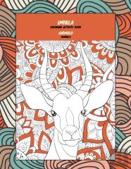 Mandala Coloring Activity Book - Animals - Impala