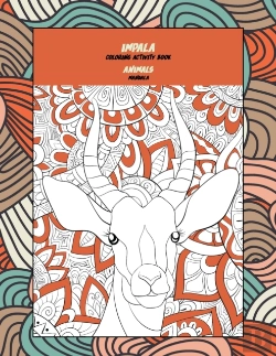 Bertrand.pt - Mandala Coloring Activity Book - Animals - Impala