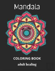 Mandala Coloring Book Adults Healing