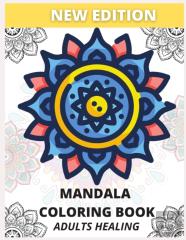 Mandala Coloring Book Adults Healing