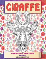 Mandala Coloring Book Advanced Pattern - Animals - Giraffe