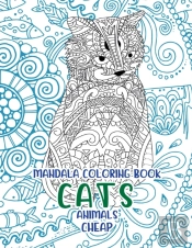 Mandala Coloring Book Cheap - Animals - Cats