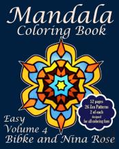 Mandala Coloring Book Easy Volume 4