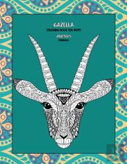 Mandala Coloring Book For Boys - Animals - Gazella